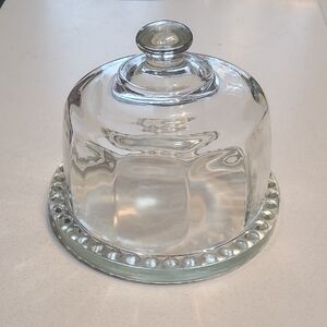 Glass Dome On Tray